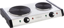 Cuisinart Cast-Iron Double Burner CB-60P1 - Silver - Like New