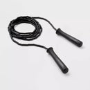 ALL IN MOTION 1.6" SEGMENTED JUMP ROPE, 9FT LENGTH - BLACK - Brand New
