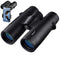 GSKYER BINOCULARS FOR ADULTS BIRD WATCHING Stargazing Planets 12X42 - BLACK - Like New