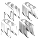 DESIGNA 4 Pack Metal Incline Sorter Vertical File Holder - B07597Q9RY - Like New