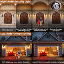 TOBUSA Motion Outdoor Lights Wall Mount 2 Packs Brown Dusk to Dawn - Brown - Like New