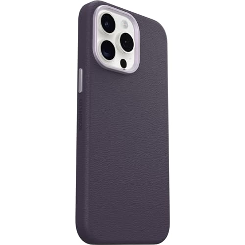 OTTERBOX IPHONE 15 PRO MAX SYMMETRY SERIES CACTUS LEATHER MAGSAFE - PLUM LUXE - Brand New