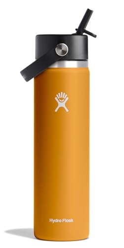 HYDRO FLASK FLEX STRAW CAP AGAVE 24OZ - FOSSIL - Like New