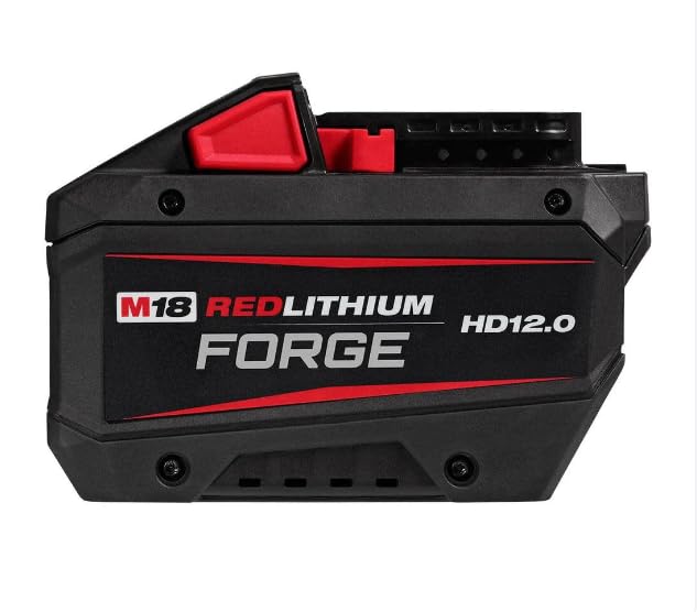 MILWAUKEE M18 REDLITHIUM LI-ION BATTERY 12 AH FORGE HD12.0 - BLACK/RED - Brand New