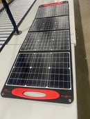 ROCKPALS (ROCKPOWER 120)SOLAR PANELS WITH OUTPUT 120W/18V - BLACK/RED - Like New
