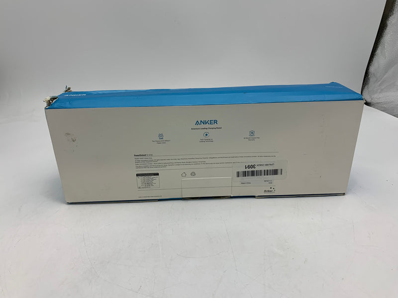 ANKER POWER STRIP SURGE PROTECTOR (2 × 4000 JOULES),1875W, 6FT CORD - BLACK - Like New
