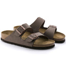 BIRKENSTOCK WOMENS ARIZONA BIRKIBUC NARROW - SIZE: MEN 6 WOMEN 8 - MOCHA - Like New