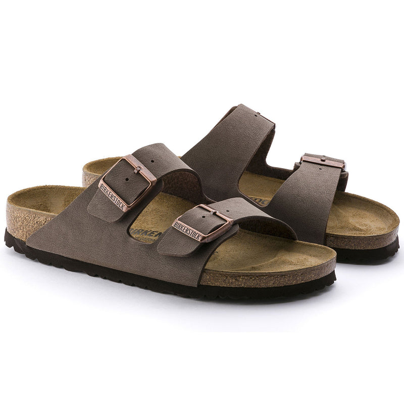 BIRKENSTOCK WOMENS ARIZONA BIRKIBUC NARROW - SIZE: MEN 6 WOMEN 8 - MOCHA - Like New