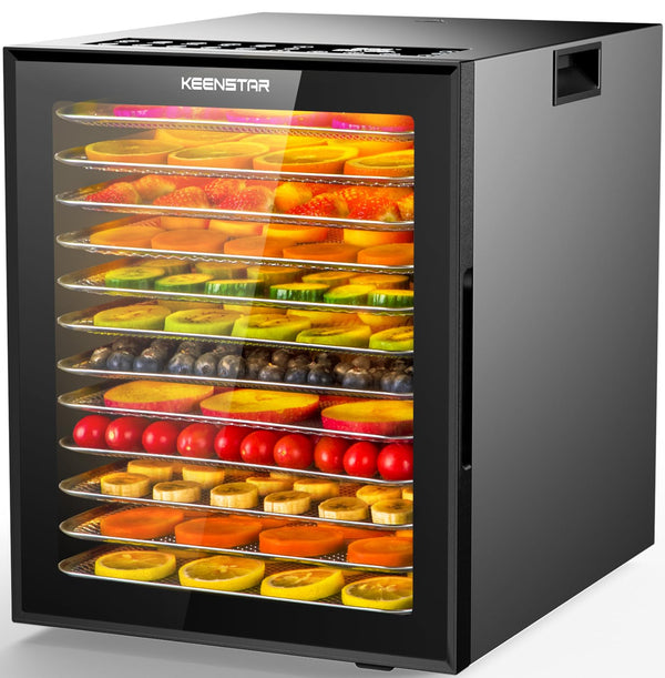 KEENSTAR FOOD DEHYDRATOR JERKY 12 STAINLESS STEEL TRAYS 10 - Scratch & Dent