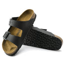 0051793 BIRKENSTOCK MEN'S ARIZONA BIRKO-FLOR SANDALS - SIZE 10 MED/NARROW, BLACK Like New