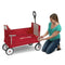 RADIO FLYER 3-IN-1 EZ FOLD WAGON WITH CANOPY, SEAT BELTS - RED - Like New