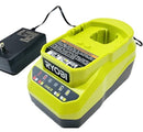 RYOBI ONE+ 18V LITHIUM-ION CHARGER PCG002 - LIGHT GREEN/BLACK - Like New