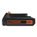 BLACK+DECKER 20V MAX BATTERY, 1.5AH, COMPATIBLE WITH OTHER 20V TOOLS - ORANGE - Like New