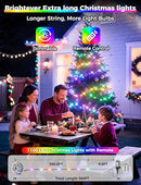 Brightever 360FT 1100 LED Christmas Lights with Remote, IP67 Waterproof - Like New