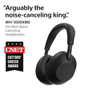 SONY WH-1000XM6 HEADPHONES HD NC PROCESSOR QN3 12 MICROPHONES - BLACK - Brand New