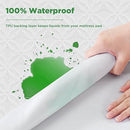 WZHOUFIE 100% WATERPROOF MATTRESS PROTECTOR TWIN XL 18" - WHITE - Like New