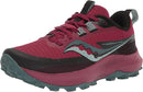 SAUCONY WOMEN'S PEREGRINE 13 TRAIL RUNNING SHOE SIZE: WOMEN 8.5 - BERRY/MINERAL - Like New