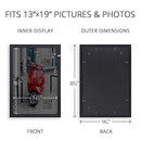Langdon House 13x19 Poster Frames B07W4H7GQP (Black, 4 Pack) Prima Collection - Like New
