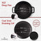 CUISINEL CAST IRON DUTCH OVEN 5-QUART DUTCH OVEN - BLACK - Like New