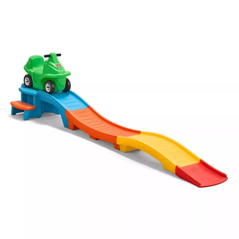STEP2 RACING GREEN UP & DOWN ROLLER COASTER RIDE-ON - Scratch & Dent