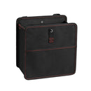 YSSOA FOLDABLE CAR TRASH CAN WITH STORAGE POCKETS CAR GARBAGE CAN BLACK - Like New