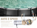 CIPU 1.5 HP In/Above Ground Dual Speed Pool Pump 115V 5196GPH - GREY - Brand New