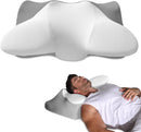 Extra High Loft Cervical Pillow, for Broad Shoulders, Firm Support Design - Like New