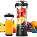 GVTKE PORTABLE BLENDER DUAL MODE 18000RPM 20OZ BLENDING CUP A9-2 - BLACK - Like New