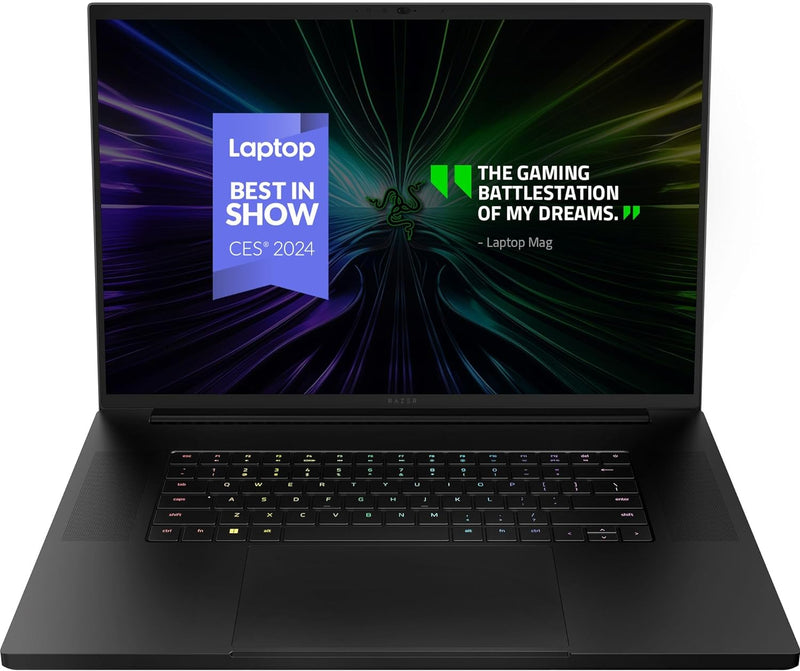 Razer Blade 18" QHD+, i9-14900HX 32GB 2TB SSD 4090, RZ09-05092EK4-R3U1 - Black Like New