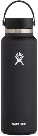 HYDRO FLASK 40 OZ WIDE FLEX CAP BLACK W40BTS001 - Like New