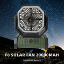 GENERIC 20000MAH PORTABLE RECHARGEABLE FAN,LED LIGHT USB FAN POWERBANK - GREEN - Like New