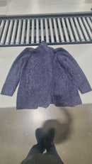 BAREFOOT DREAMS COZYCHIC CABIN CARDIGAN SWEATER - SIZE L - INDIGO/DEEP BLUE SEA - Brand New