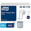 Tork Advanced Bath Tissue, Septic Safe, 2-Ply, 450 Sheets/Roll, 80 Rolls/Carton - Brand New