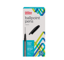 OFFICE DEPOT BRAND TINTED BALLPOINT STICK PENS, MEDIUM POINT, 1.0 MM PACK OF 12 - Like New