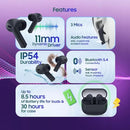 SAMSUNG GALAXY BUDS 3-FE (2025) TRUE WIRELESS BLUETOOTH EARBUDS SM-R420NZKA - Like New