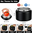 MAISON HUIS Kids Bento Lunch Box Set With 8oz Soup Thermo Thermo Hot Food Jar - Like New