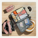AMAZON BASICS 3-PIECE LUGGAGE SET INCLUDING CARRY-SET 22" HARDSIDE - ROSE GOLD - Like New