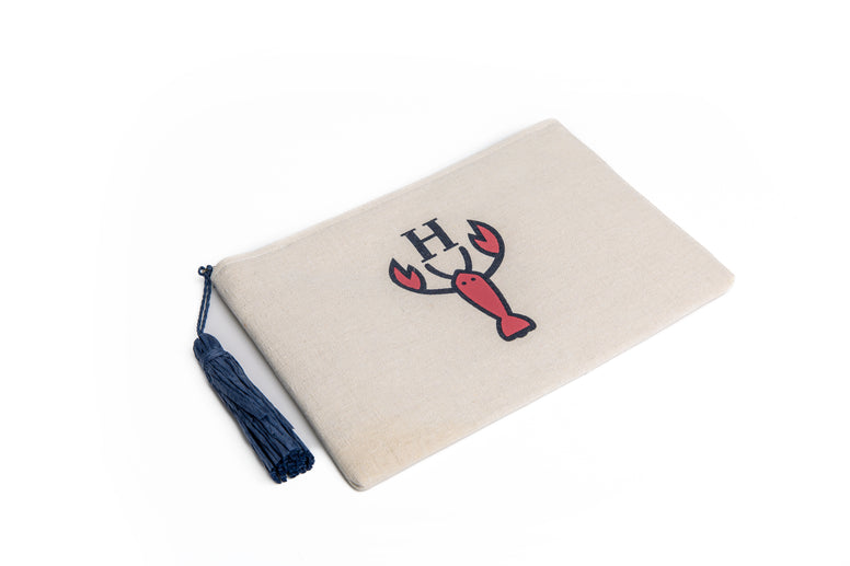 THE HAMPTONS IN A CLUTCH SIZE: 11" L X 7" H - NATURAL - Like New