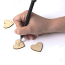 Keast Wedding Guest Book Alternative Wooden Wedding Sign Book 75 Hearts - Brand New