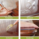 OstepDecor 42" Round Clear Table Protector, 2mm Thick Plastic Table Cover - Brand New