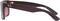RAY BAN JUSTIN POLISHED TRANSPARENT VIOLET FRAME PINK BROWN GRADIENT LENSES 50MM - Like New