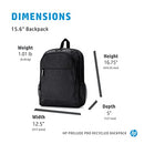 HP Prelude Pro Carrying Case for 15.6" HP Notebook, 1X644AA - Black - Like New