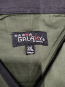 GALAXY BY HARVIC LONG SLEEVE SOLID SLIM FIT DRESS SHIRT - SIZE: MEN 2XL - OLIVE - Brand New