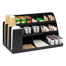 MIND READER CUP AND CONDIMENT STATION COFFEE BAR KITCHEN COUNTERTOP - BLACK - Like New