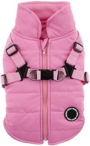 PUPPIA MOUNTAINEER II DOG HARNESS COAT PAPD-VT1366 - SIZE MED - PINK - Like New