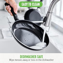 GreenLife Soft Grip Diamond Healthy Ceramic Nonstick 12" Frying Pan Skillet - Brand New