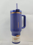 STANLEY X CALIA 40OZ FLOWSTATE QUENCHER H2.0 TUMBLER SKIPPER BLUE - SKIPPER BLUE - Like New