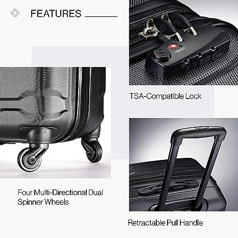 Samsonite Omni PC Hardside Expandable Luggage Spinner Wheels - Scratch & Dent