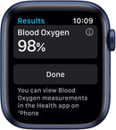 Apple Watch Series 6 GPS LTE 44mm Blue Aluminum Case Deep Navy Sport Band - Like New