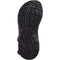 J107320 CHACO WOMEN'S ZX/2 CLASSIC SANDAL SZ 9 SOLID BLACK - Like New